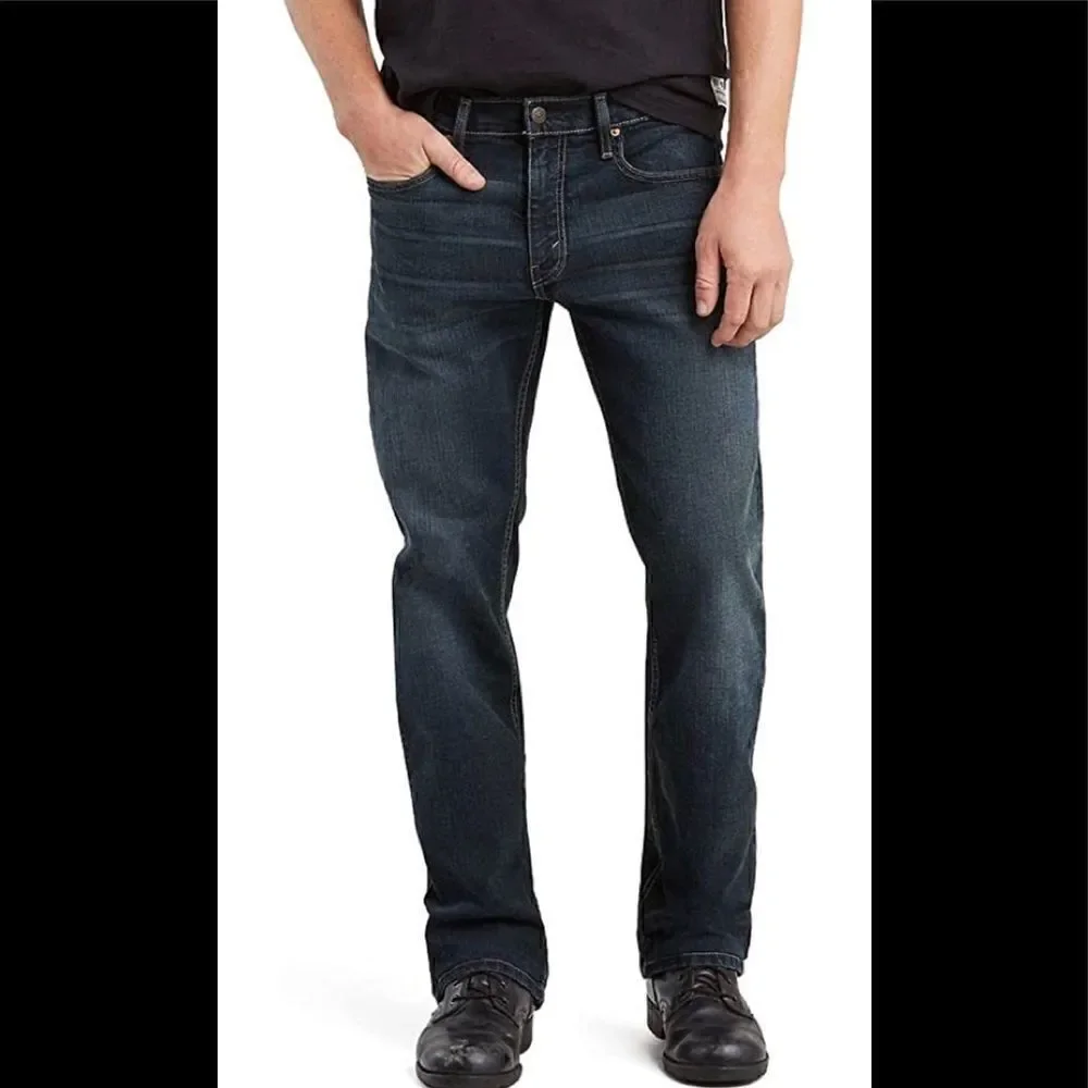 New. 46 x 32 Levi’s 559 Big & Tall relaxed straight stretch jeans.  Normally $89